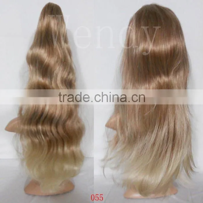 Black elegant afro synthetic hair weave