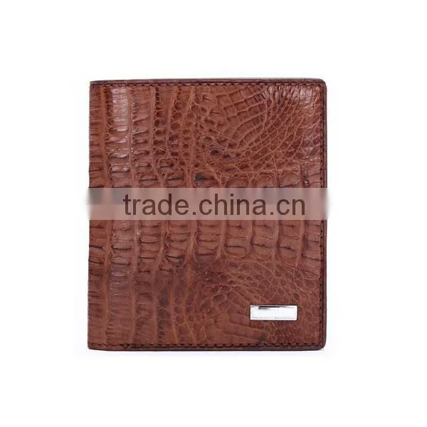 Must-have brand genuine crocodile skin wallet