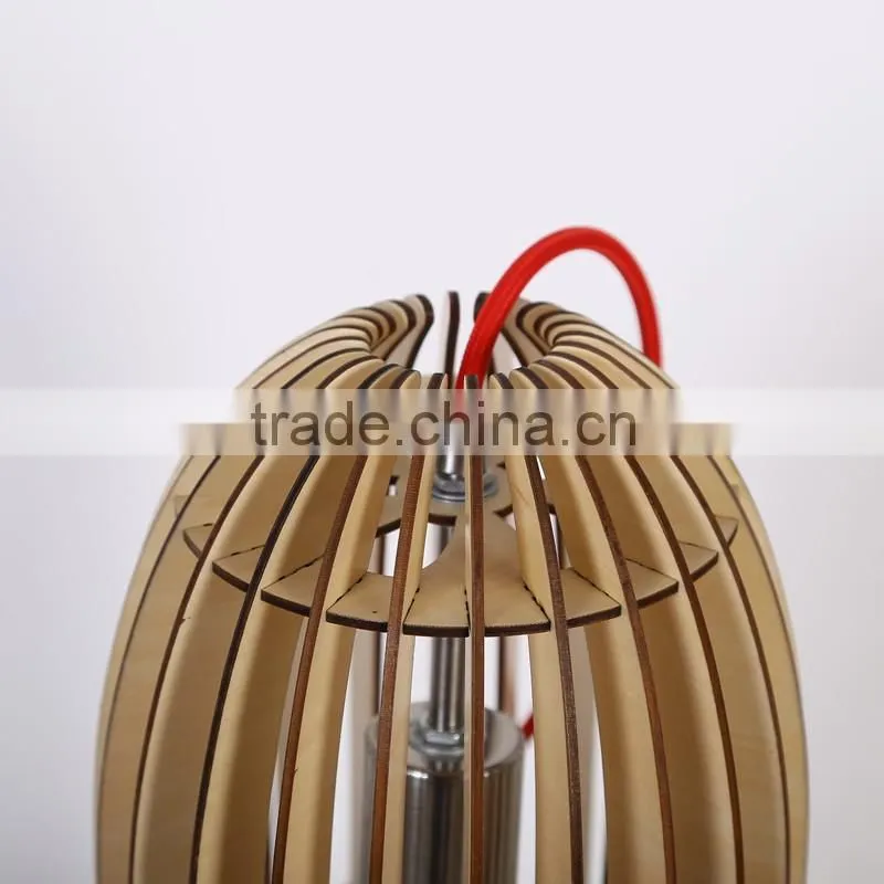 2016 New products China light supplier alibaba wholesale cute fancy wood pendant light JK-8005B-18 LED pendant Light
