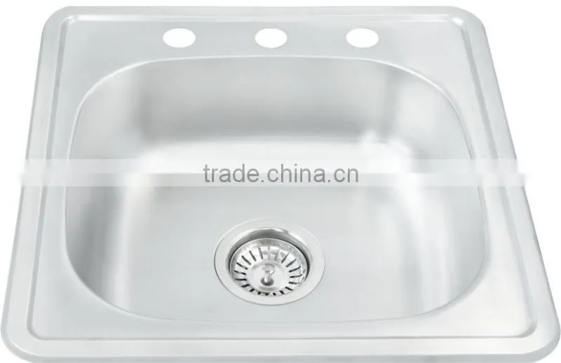 single bowl stainless steel kitchen sink