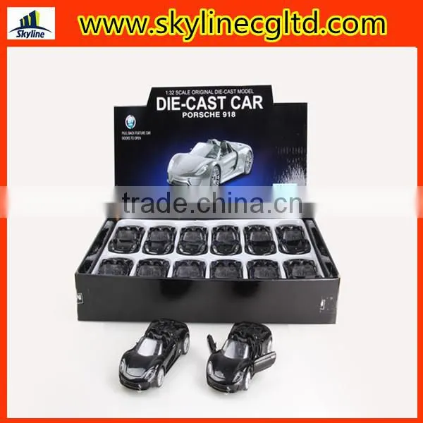 popular 1:32 die cast model car pull back car static alloy mini car toy