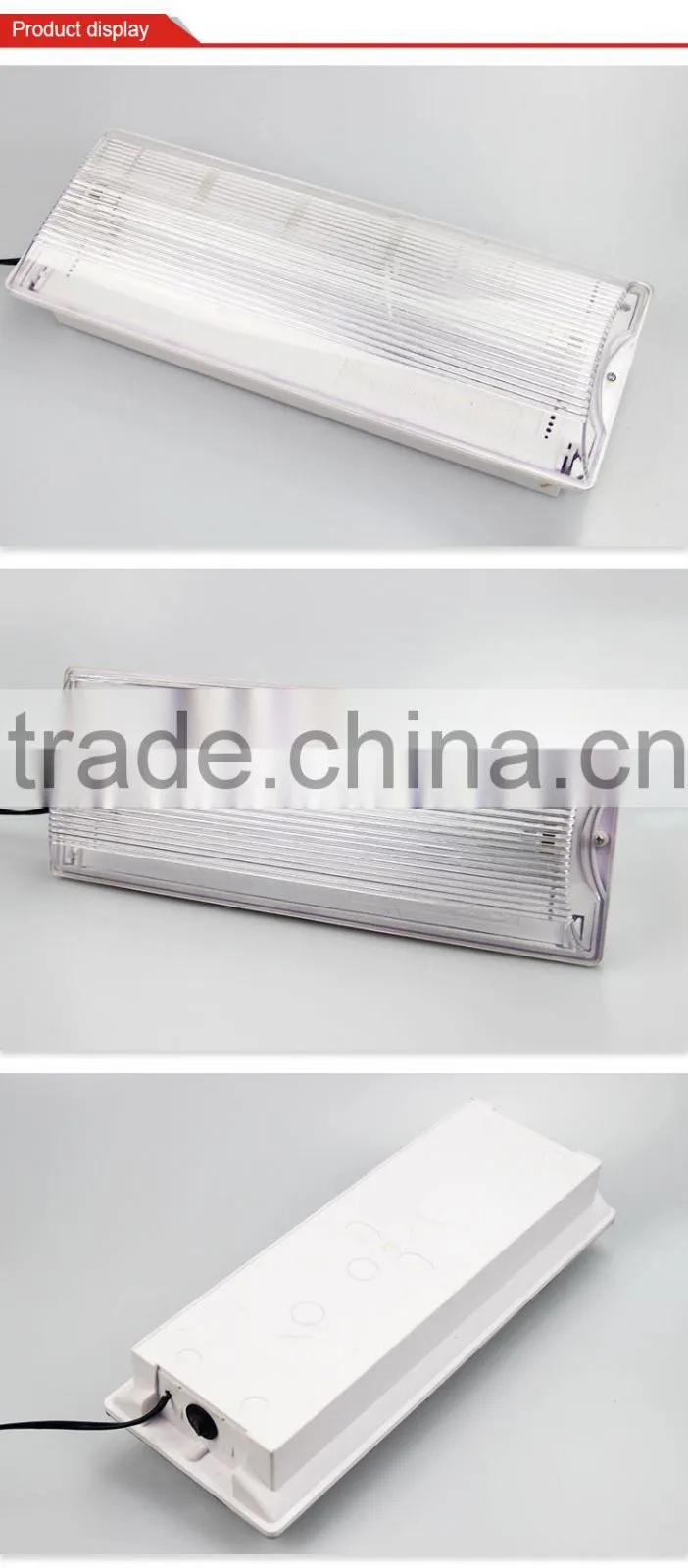 LED lighting easy installing rechargeable dp led rechargeable emergency light CE IP65