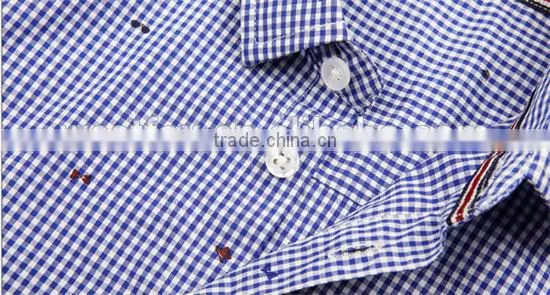 short sleeve shirts kid garment fashion formal cotten collar children bow-tie gentlemen boy shirt kid clothes