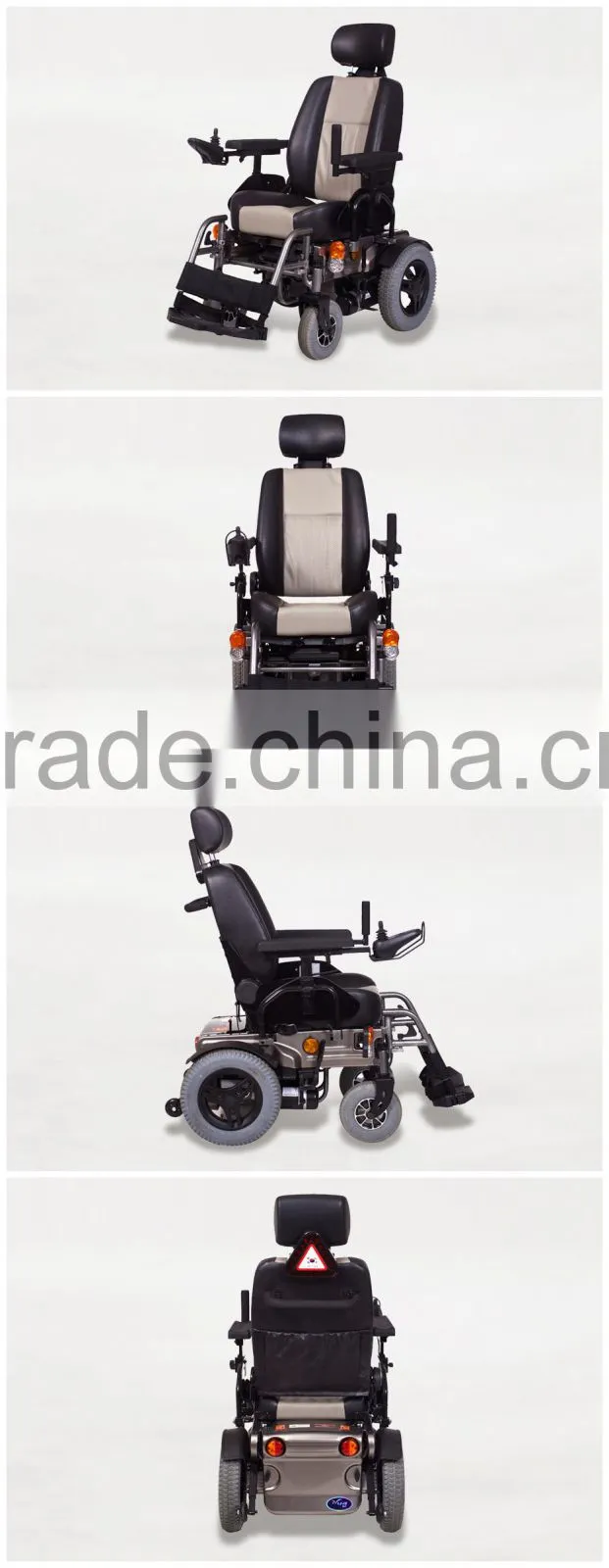 portable foldable electric power wheelchair for old people