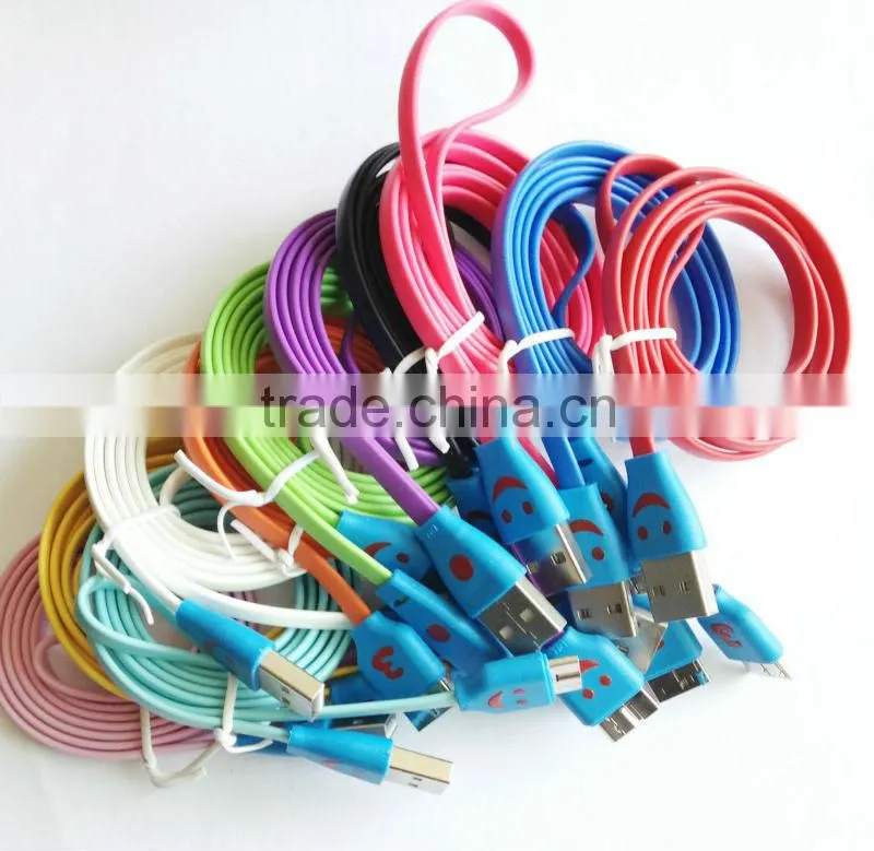 Led usb data cable for samsung mobile phone