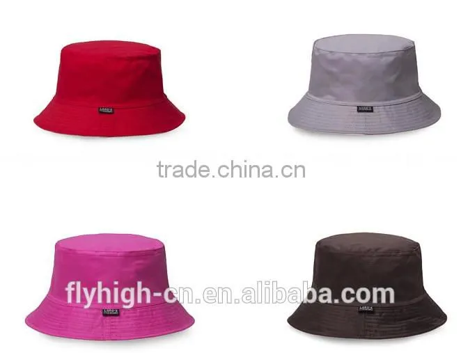 High Quality Logo Outdoor Cotton Camouflage Bucket Hat