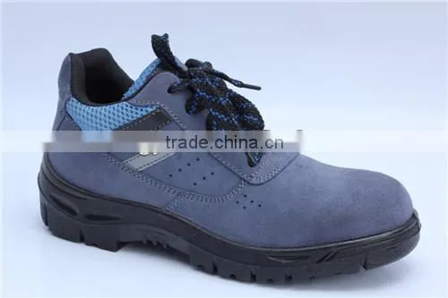 suede leather steel toe work shoes safety shoes 9068