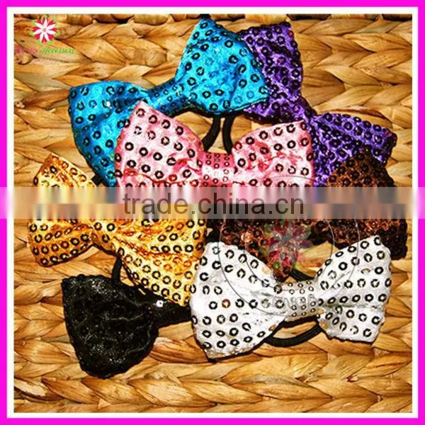 GLITTER SEQUIN BOW CLIPS