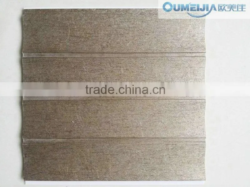 OUMEIJIA Latest Fashion household appliances of PVC laminated wall groove panels for interior decoration