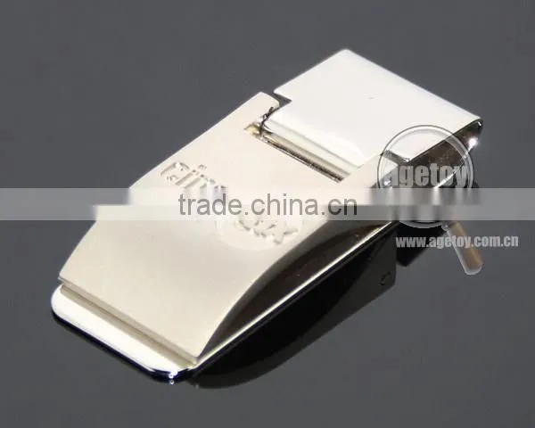 Promotional Customized Engraved Logo Zinc Alloy Metal Branded Money Clip