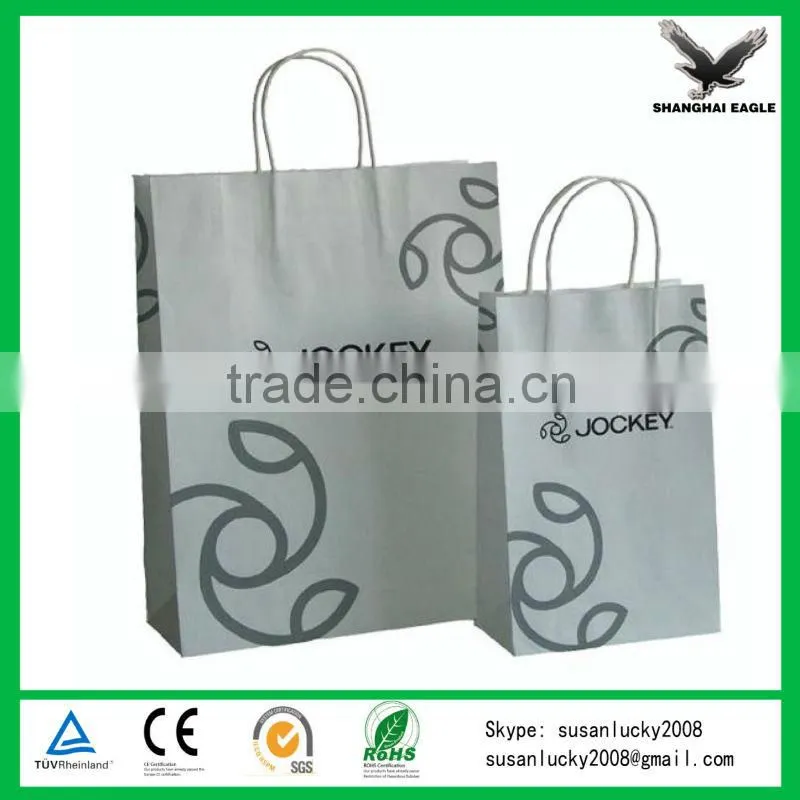 Paper bags with handles wholesale