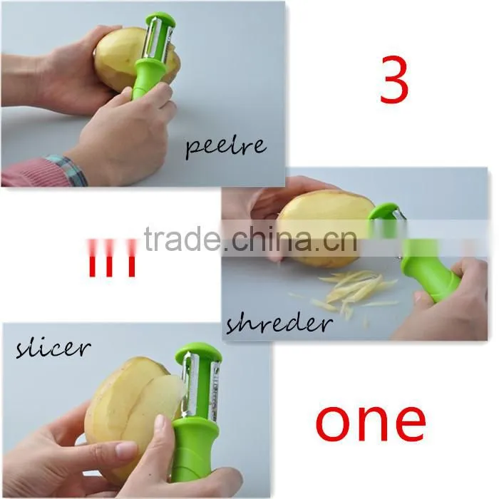 2015 NEWEST MASTER 3 IN1 1 VEGETABLE TOOLS MAGIC PEELER