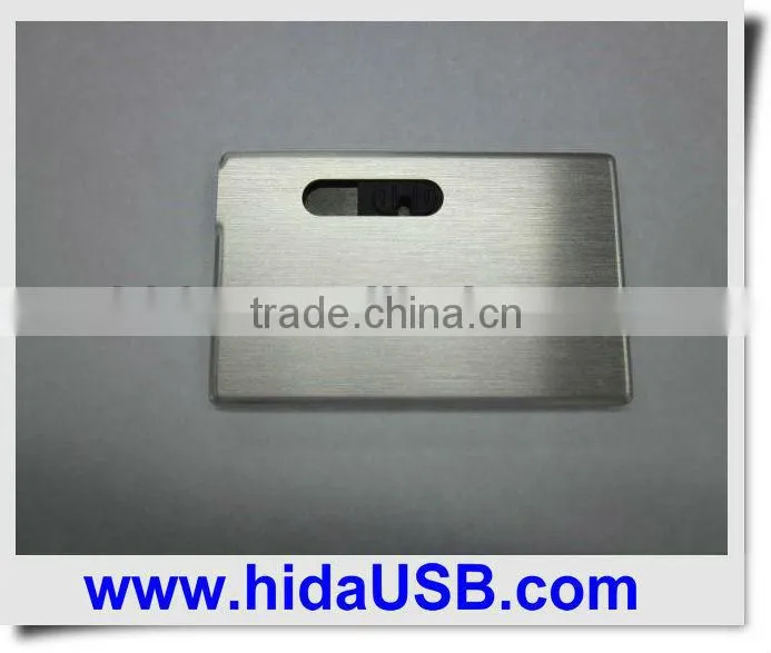 Slide aluminium USB Credit Card,Card usb thumb drive