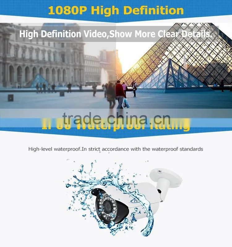 hot sale price 30m ir waterproof cctv h.264 2mp ip camera outdoor poe