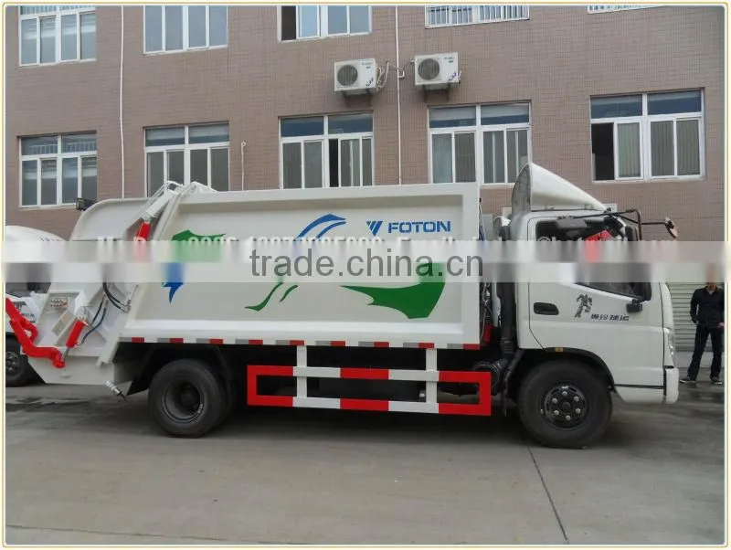Foton refuse compactor truck for sale