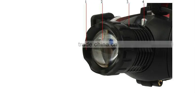 Goread 18650 direct charge zoom Q5 led headlamp