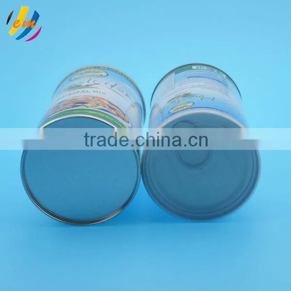 Alu foil paper can for food packing