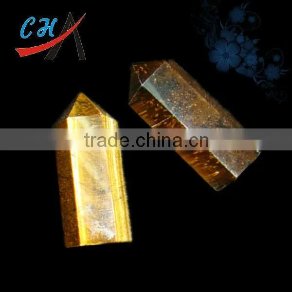 Wholesale natural semi precious stone rock crystal single-head point