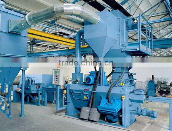 wire rods type shot blasting machine