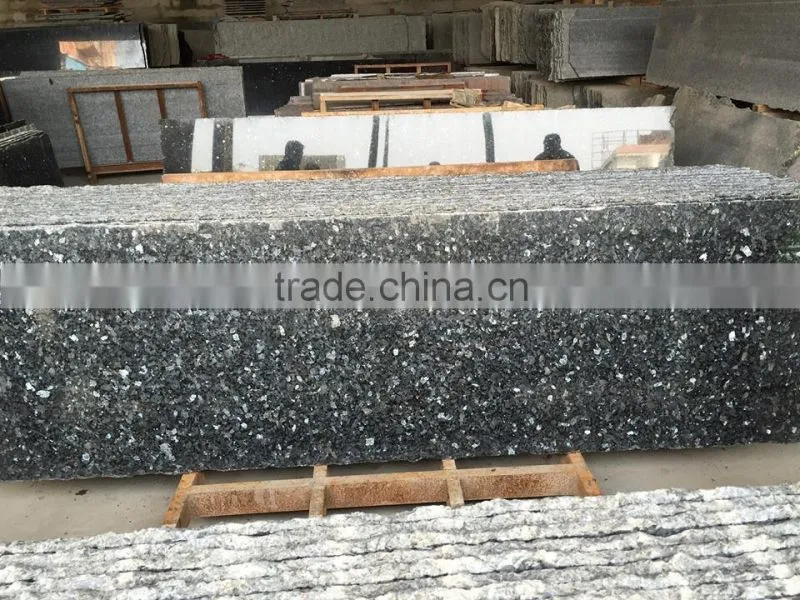 Blue pearl granite slab