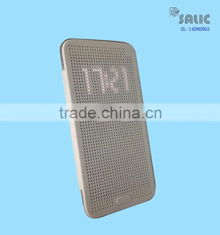 LED display Function flip phone case for HTC E8