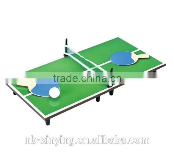 Hot selling Green Tabletop Tennis cheap wood mini game table tennis
