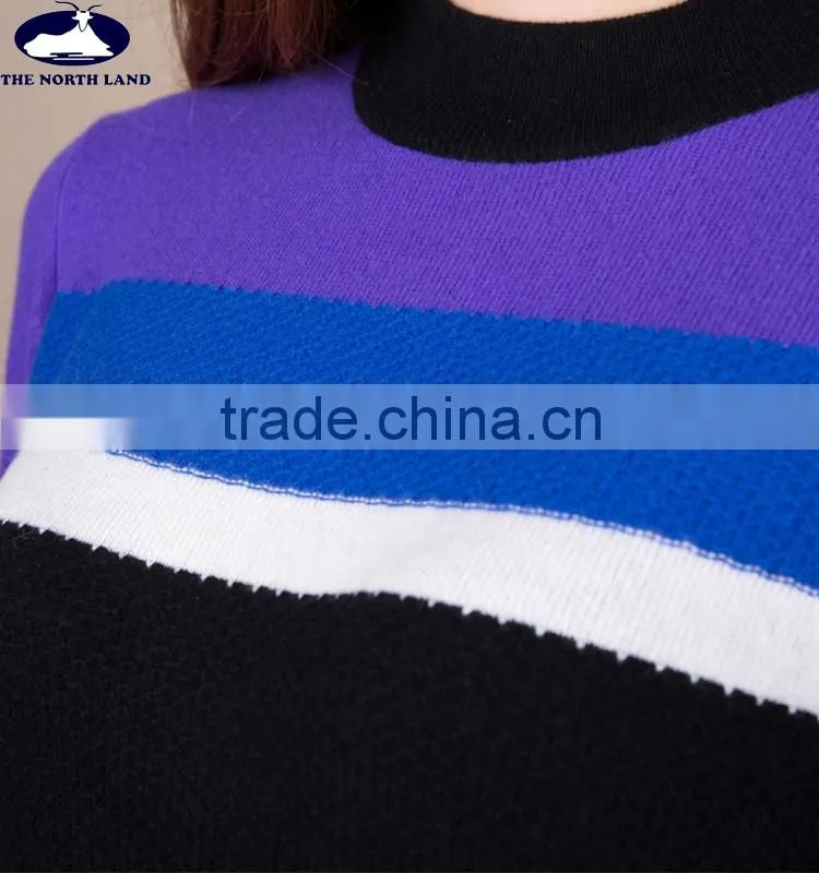 Women's Long Sweater C Neck & Elbow Patches CSW15111608L