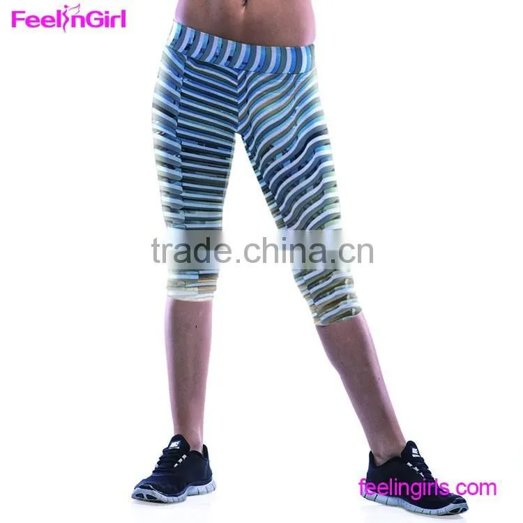 Polyester Microfiber Sports Wear Fabric Push Up Fitness Leggings