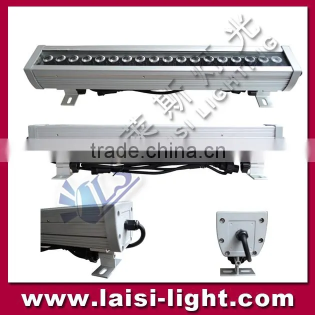 RGB/White led strobe wash 9pcs LED Wall Washer bar light