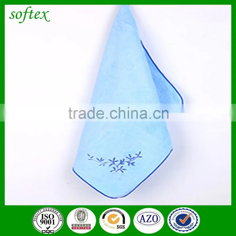 100% polyester Embroidery Kitchen Towel Microfiber Hand Towel Plain Dish Cloth