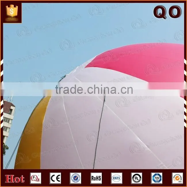 Wholesale fabric covered inflatable beach ball