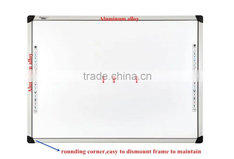 Portable dual writing interactive educational equipment