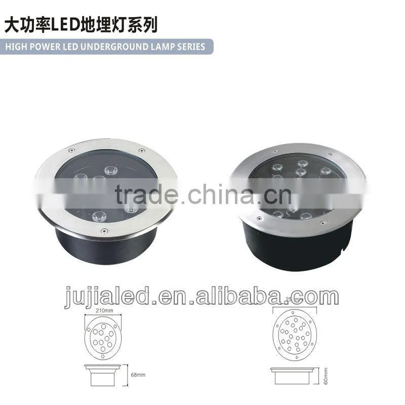 Pure aluminum waterproof IP67 LED Underground Light with 12 volt led light