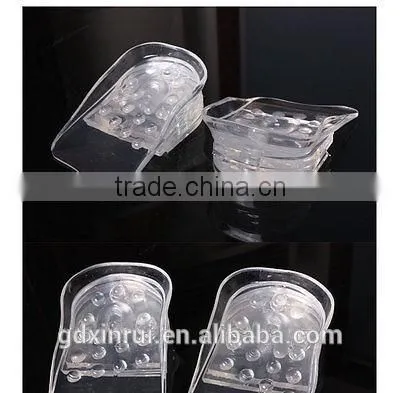 Soon Taller Shoe Insole/Cushions Thicken PU Gel Pure Silicone Height Increasing Pads