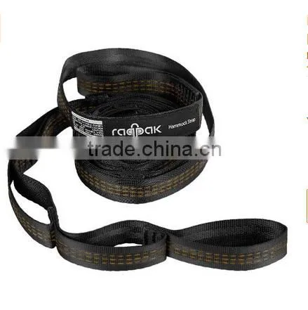 2016 New Design Polyester Hammock Tree Straps,Packing Strap.