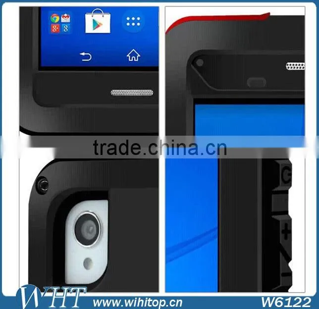 For Sony Xperia Z3 Waterproof Case, Love Mei Aluminum Waterproof Shockproof Dirtproof Case For Z3 With Gorilla Glass