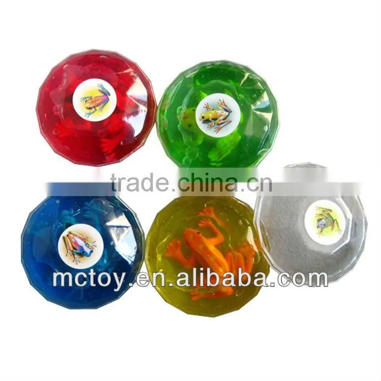 HOT Crystal diamond Gemstone Spider frog fish lizard insect red yellow blue green pink purple Putty slime toy