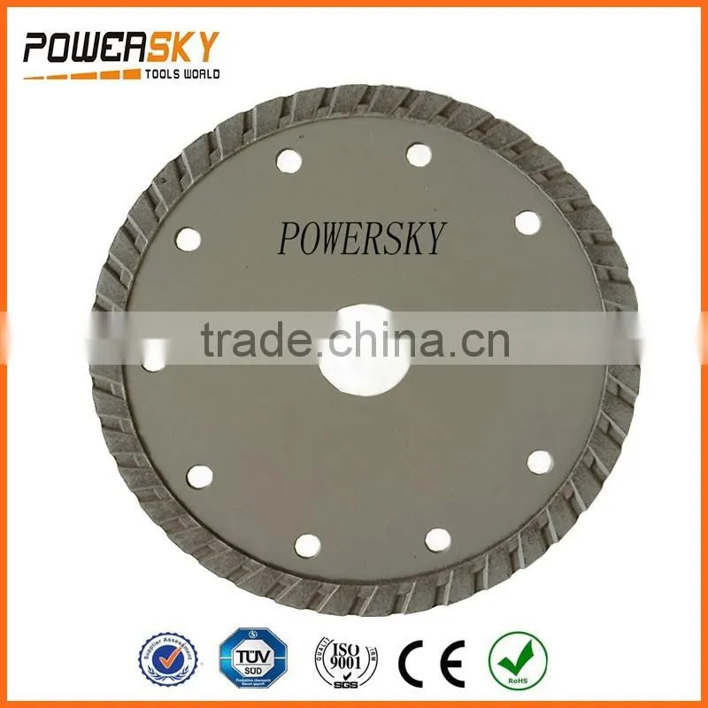 Diamond segmented ring saw blade for cutting granite
