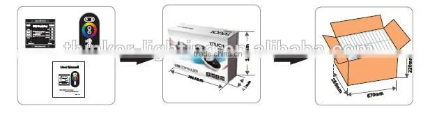 Touch RGB Led controller 12V~24VDC