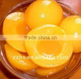 Canned Yellow Peach Halves in Light Syrup