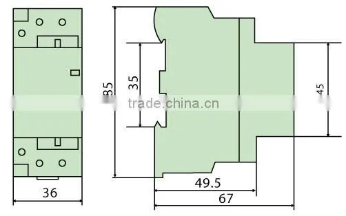 CM 220v coil ac contactor