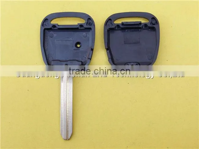 Uncut TOY43 Remote key shell case for TOYOTA With Logo and one side hole
