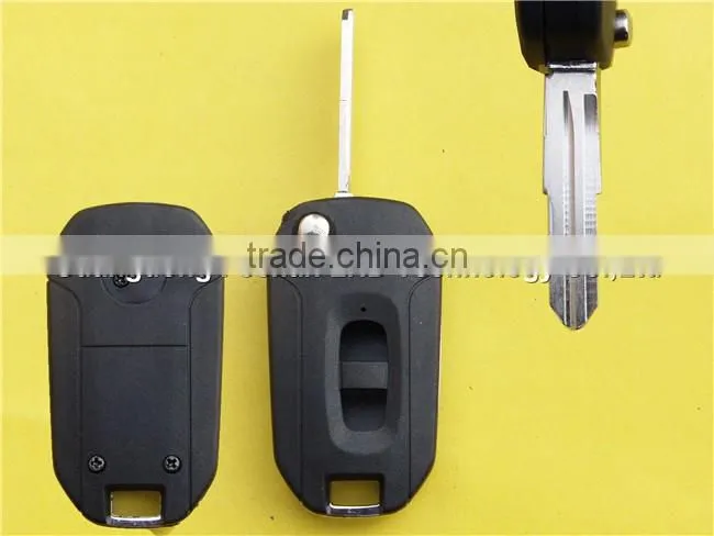 New remote keyless entry flip car key 2 buttons for Chevrolet Captiva no rubber pad