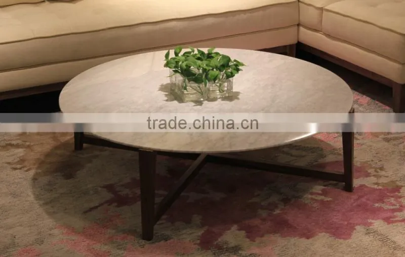 Modern Style Marble wood coffee table (T-85A+B+C)