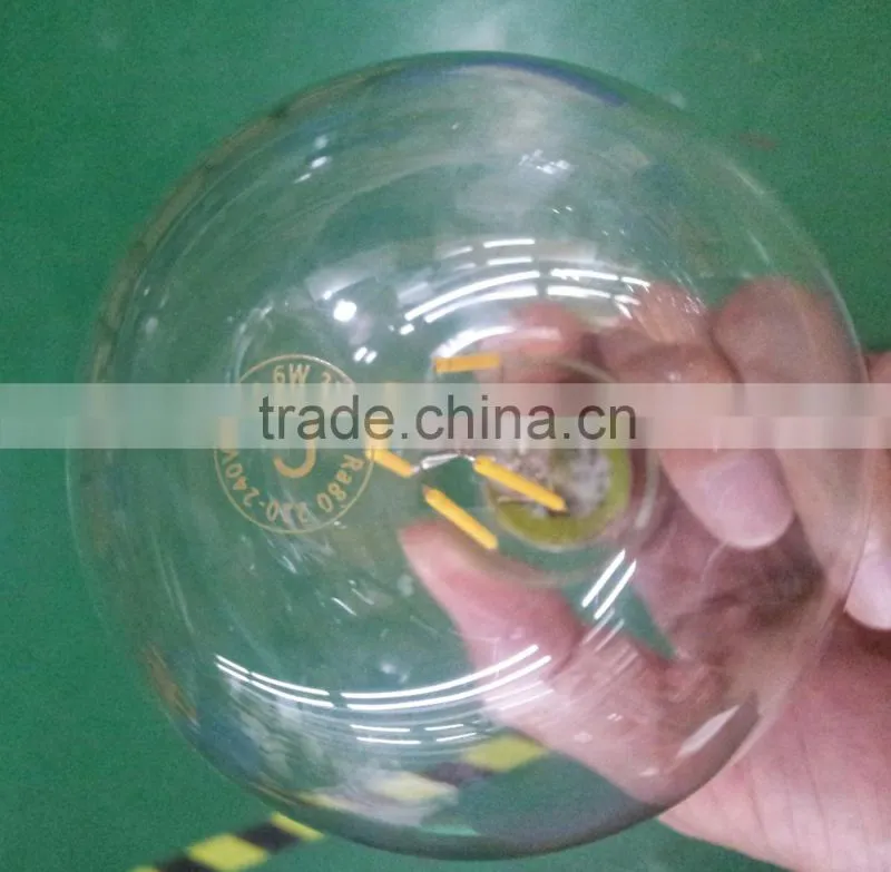 Bulb Lights Item Type and COB Filament Type CE ERP RoHS COB filament LED bulb ST64 8W LED filament light bulb