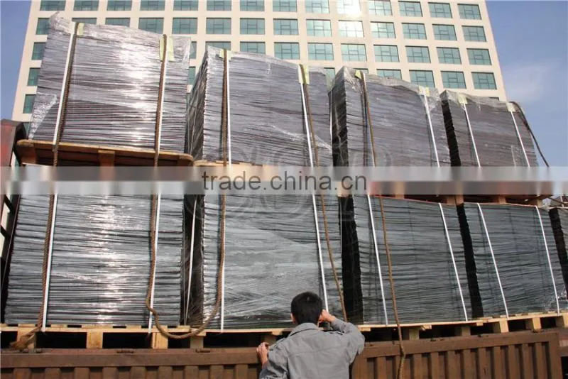 Excellent elasticity cheap gym black rubber mat price