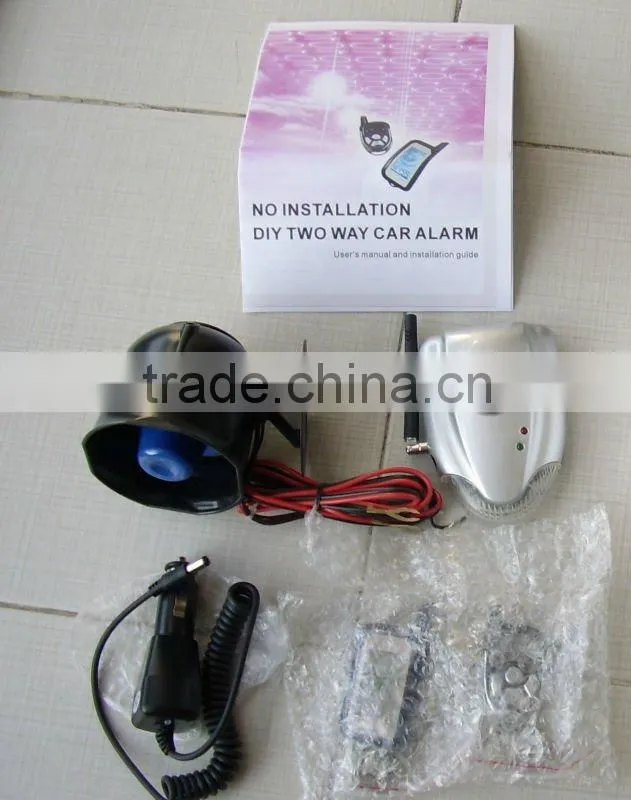 Wireless car alarm system