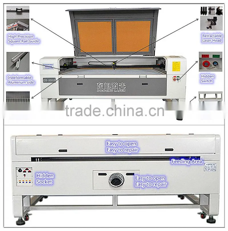 DX-1610 cheap price separate type laser die making machine