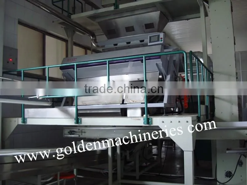 Optical High Efficiency LED Peanut Color Sorter Color Sorting Machine