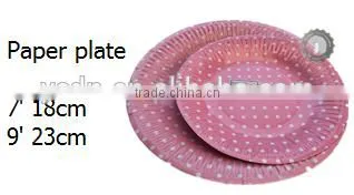 disposable party paper plate paper cup paper straw napkin